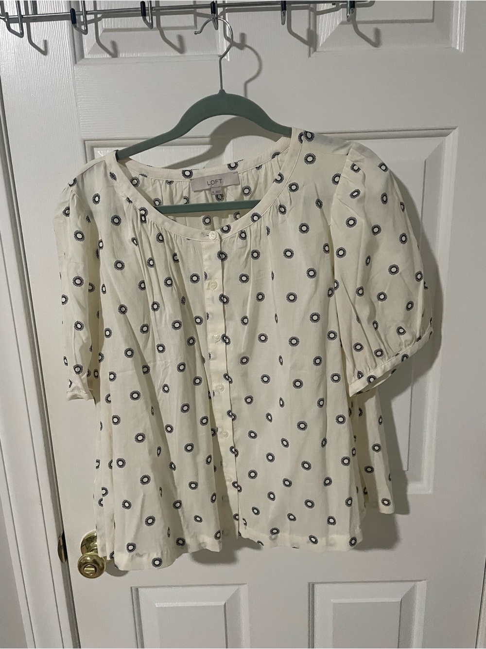 Loft xl peasant top